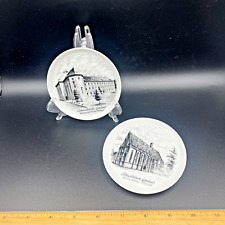 Pair of Kaiser Porcelain Wall Hanging Plates 4” H - Germany picture