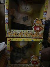 Pair Of Garfield Hard Rubber Figure In Box picture