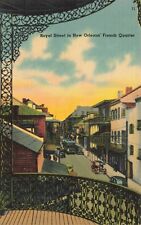 Postcard Royal Street in New Orleans French Quarter Louisiana LA picture