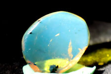 Exquisite Natural Dominican Clear Sky Blue Amber Polished Pendant Stone 26mm picture