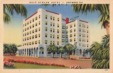 Lake Worth FL Florida, Gulf Stream Hotel Advertising, Vintage Postcard picture