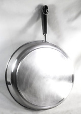 Revere Ware 1801 Stainless Steel Tri Ply 12 in Skillet No Lid  U.S.A. 86 picture