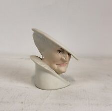 Vintage Fecher Gramstad Lady Eggcup Porcelain Ceramic Head Figural Figurine picture