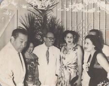 RARE CUBAN PRESIDENT FULGENCIO BATISTA + RITA MONTANER 1950s ORIG PHOTO 420 picture