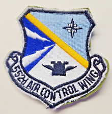 Vintage USAF Military 552d Air Control Wing Patch 3