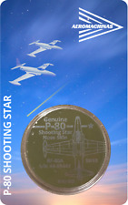 P-80 Shooting Star Fighter Jet Skin Challenge Coin S/N 44-85442 picture