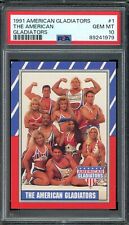 POP 1 PSA 10 1991 The American Gladiators #1 Topps picture