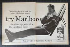 Vintage 1961 Marlboro Cigarettes Print Ad picture