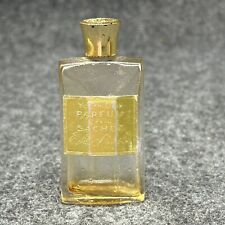 Estee Lauder Youth-Dew Parum De Sachet Vintage Glass Vanity Botte Gold Top picture