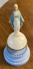 Vintage 1960s-1970s Mary Religious Figurine Container Pill Holder C10a picture