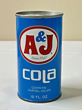 Vintage 1973 A&J Cola Empty Soda 12 fl oz Can A and J - RARE picture