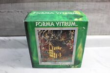 🎄Forma Vitrum Vitreville Miller’s Mill In Box w/ COA Stained Glass Music Box🎄 picture