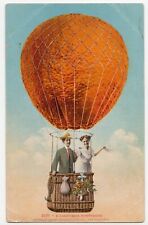 A California Honeymoon, Edward H. Mitchell, Citrus Ad Exaggerated 1910 Postcard picture