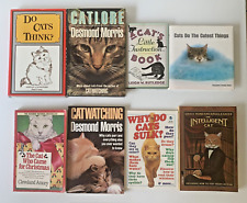 Lot of 8 Cat Books - Do Cats Think/Catlore/Christmas/Cutest Thing Soft/Hardcover picture