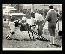 1976 Tampa Bay Bucs NFL Football Practice Drills Coaches Vintage Press Photo picture