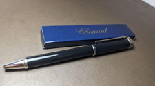 Chopard classic Black/Silver Twisted Ballpoint Pen (No Box) wz/Refils Excellent picture