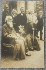 1924 Japan real photo card Rabindranath Tagore visit Japan Shibusawa Eiichi picture