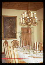 Orig 1973 SLIDE View into Dining Room at Harold Lloyd Estate Beverly Hills CA picture
