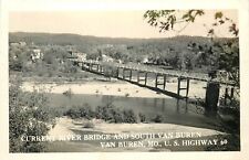Postcard RPPC 1905 Missouri Van Buren Current River Bridge Highway 60 23-13666 picture