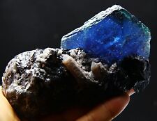 840g natural octahedral blue fluorite symbiotic flicker zinc specimen/China picture