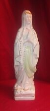 Vintage Blessed Praying Virgin Mary Porcelain Statue Figurine picture