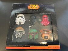 2015 Disney Star Wars Weekends 6 Pin Set of STAR WARS Helmets LE 1000 Vader picture