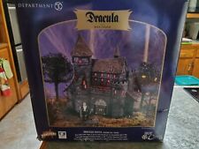 Department 56 Count Dracula's Castle Lugosi Two Set Hot Classics Halloween 59301 picture