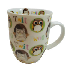 Owl Coffee Tea Mug Cup 16oz Cute Hoot Owls Twit Woot picture
