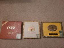 Lot of 3 Assorted Cigar Boxes Empty  picture