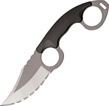 Cold Steel Double Agent II Fixed Clip Pt Blade Black Grivory Handle Knife 39FNS picture