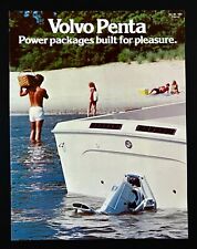 1980s Volvo Penta Boat Engine Power Packages Vintage Dealer Sales Booklet picture