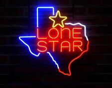 New Texas Lone Star Neon Light Sign 20