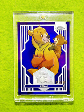 KENAI Disney 100 PURPLE REFRACTOR # /299 SP Card 2023 Topps Chrome  BROTHER BEAR picture