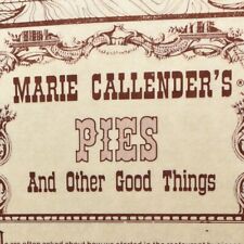 Original Vintage Marie Callender's Pies And Other Good Things Restaurant Menu #1 picture