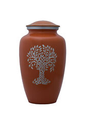 A H Asif Handicfarts Orange Cremation Urn for Human Ashes Working Decorative picture
