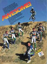 Team Murray Bmx Competition Dirt Track 1984 80'S Vtg Pin Up Print Ad 8X11 picture