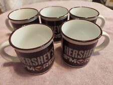 SET OF 5- Hershey's S’mores Ceramic Coffee Mug Cup - picture