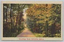 Postcard Greetings from Binger Oklahoma, Posted 1944 picture