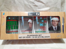 The Office TV Show Christmas 16 Oz Glassware Set Of 4 Glass Barware picture