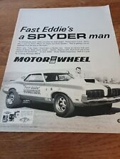 1970 Fast Eddie's A Spyder Man Motor Wheel Magazine Ad picture