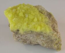 NATIVE SULFUR CRYSTALS - 6.3 cm - STEAMBOAT SPRINGS, NEVADA 28144 picture