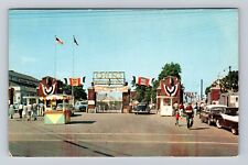 Columbus OH-Ohio, Main Entrance To State Fairgrounds, Antique, Vintage Postcard picture