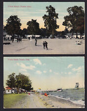 2-Ohio-OH-Toledo-Beach Park-Antique Postcards Lot picture