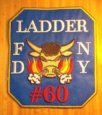GEMSCO NOS FDNY PATCH - NEVER ORGANIZED FIRE LADDER TRUCK #60 - FDNY - NYC - NY  picture