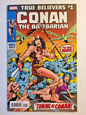 TRUE BELIEVERS: CONAN THE BARBARIAN #1 NM picture