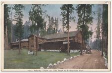 c1915 Buffalo Bill's Hunting Lodge Pahaska Teepee Yellowstone Antique Postcard picture