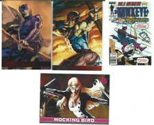 HAWKEYE & MOCKINGBIRD (Marvel Comics) NEAR MINT 1991/ 1996/ 2012/ 2013 cards NM picture