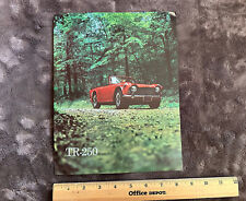Original 1969 Triumph TR-250 Sales Sheet Brochure 69 picture