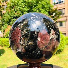 15LB Large Natural Garnet Sphere Crystal 