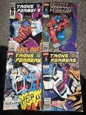 Transformers 1990’s Comic 4 Lot 70, 75, 71, 77 Newsstand Edition picture